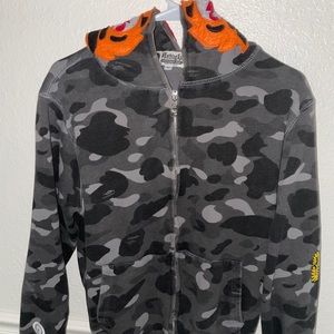 BAPE Camo Full Zip Hoodie (Bathing Ape)